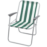 Кресло складное NIKA 4 КС4 зелено-белый